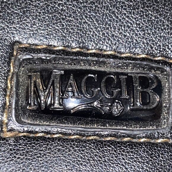 MaggiB Shoulder Purse Black Brown Green Plaid Tweed Snap Close Faux Leather Trim - Picture 2 of 16